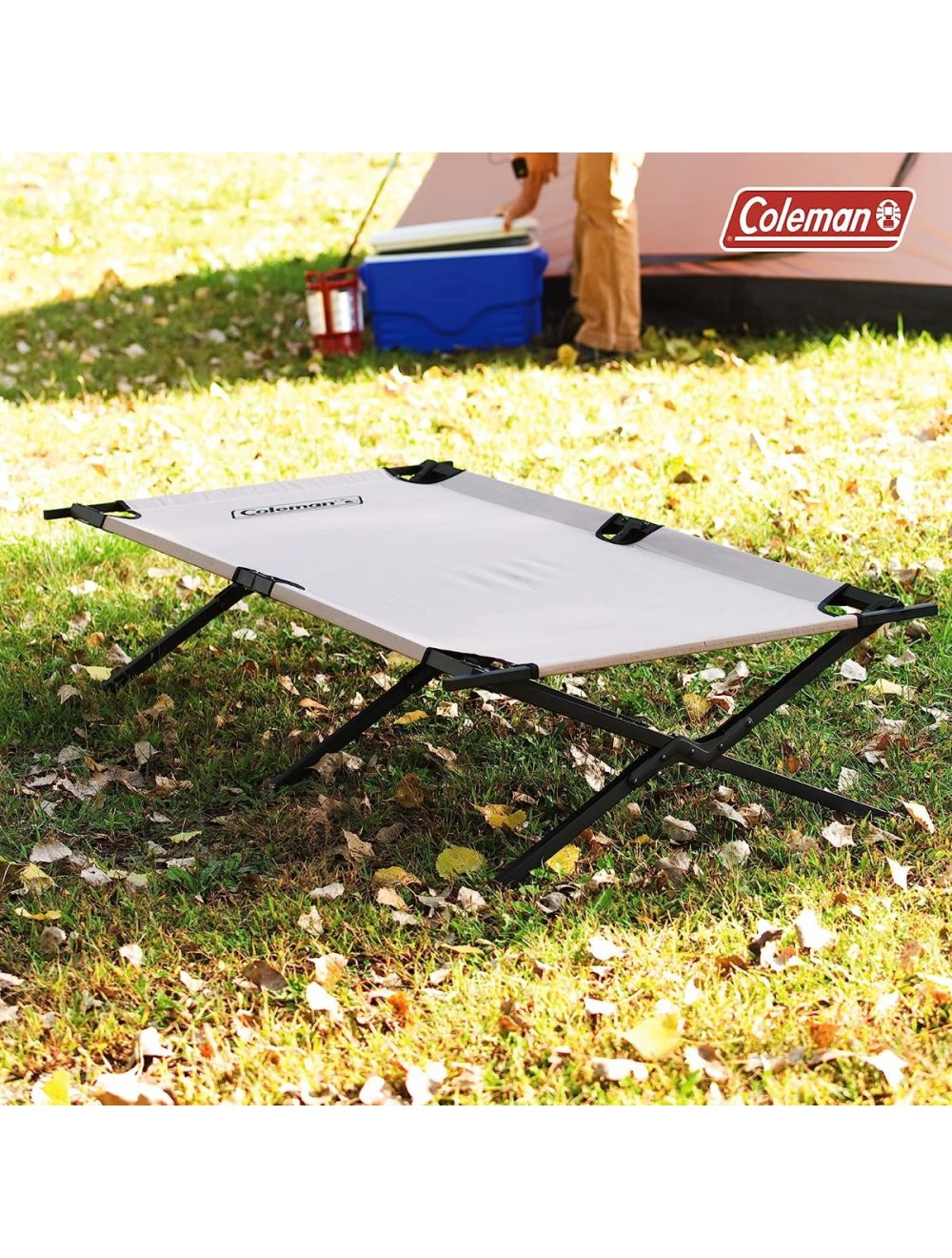 Coleman Trailhead II Folding Camping Cot Bed for Outdoor Travel