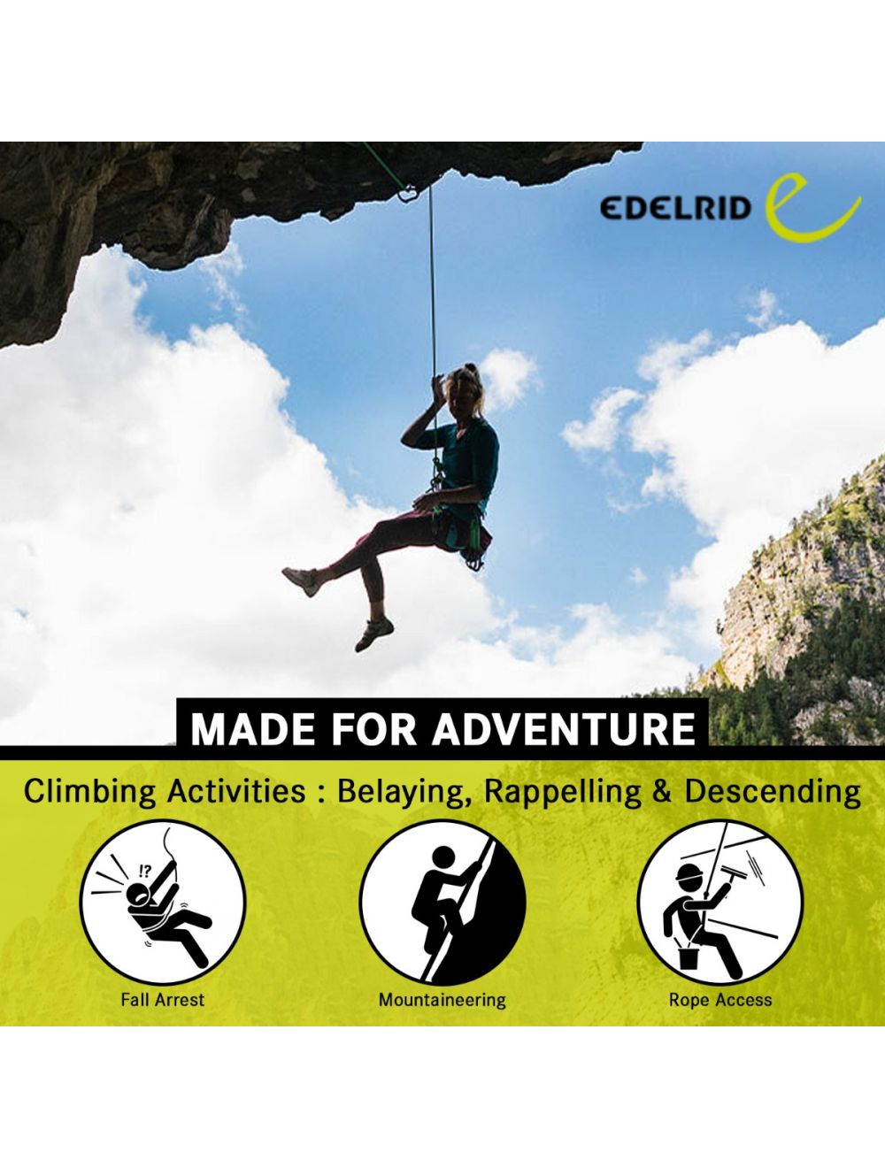 Edelrid Bud Descender, Figure of Eight Climbing Belay Device