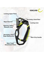 Edelrid Hand Cruiser Right Ascender for Vertical Rope Climbing