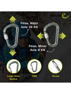 Edelrid HMS Magnum Screw Locking Carabiner