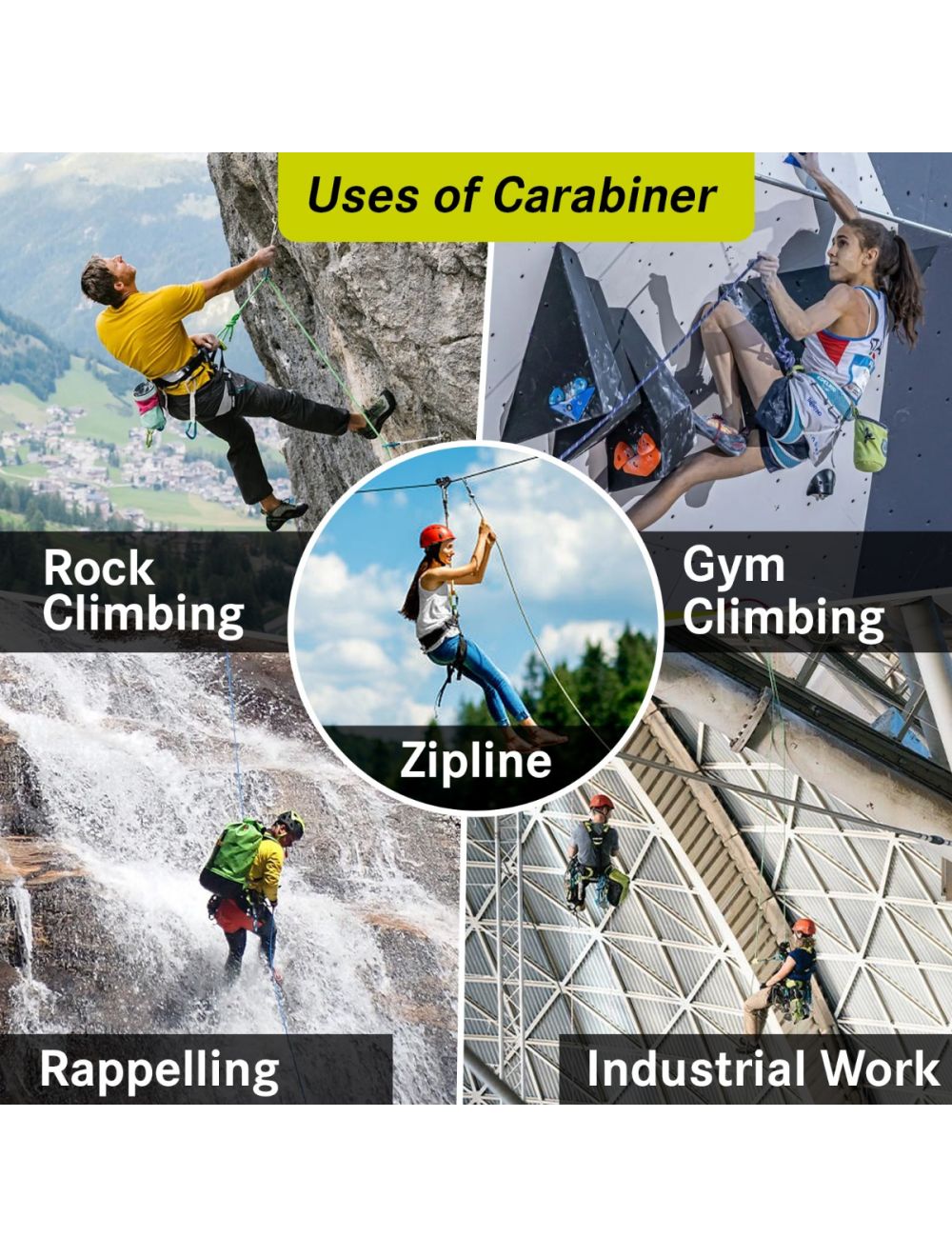 Edelrid Oval Power 2500 Triple Carabiner