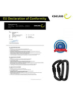 Edelrid Pure Screw Locking Carabiner - Night