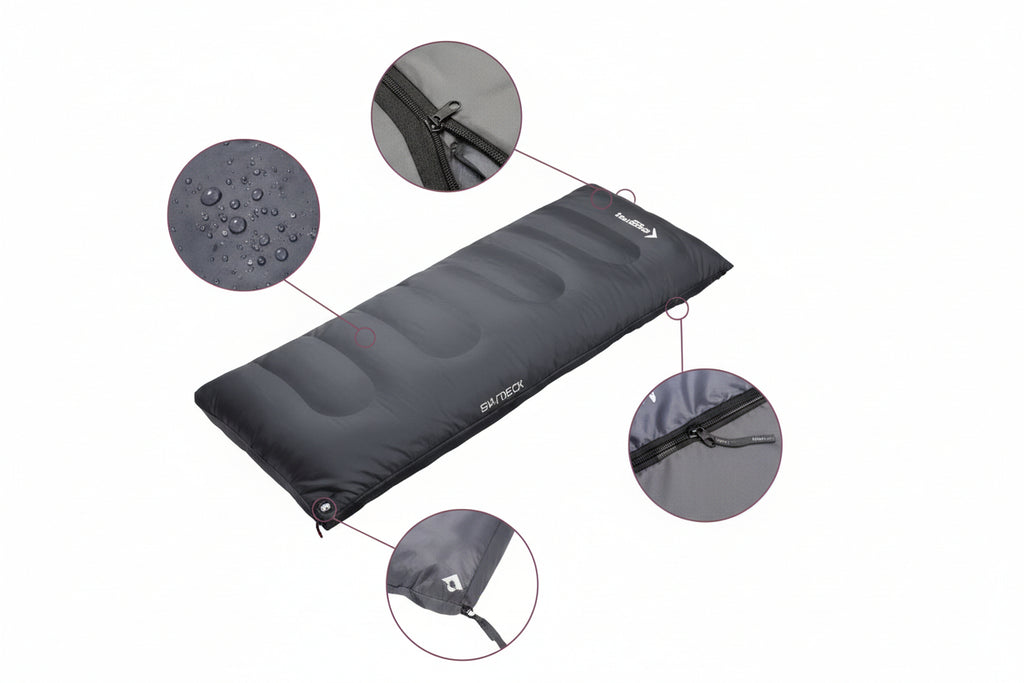 kingcamp oxygen 200 sleeping bag with features