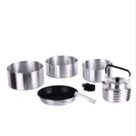 Kingcamp Camper 4  KP3903 Silver Compact Cookware