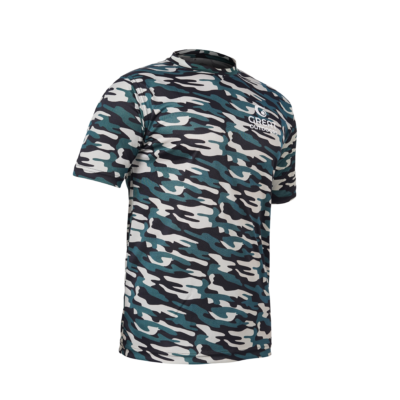 Men Army Military Camo Tshirt Half Sleeve