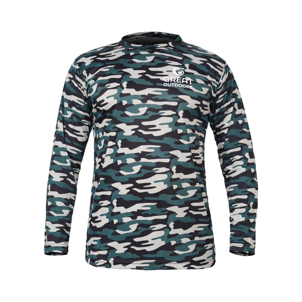 Military Camo Tshirt Full Sleeve