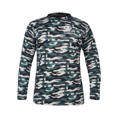 Military Camo Tshirt Full Sleeve