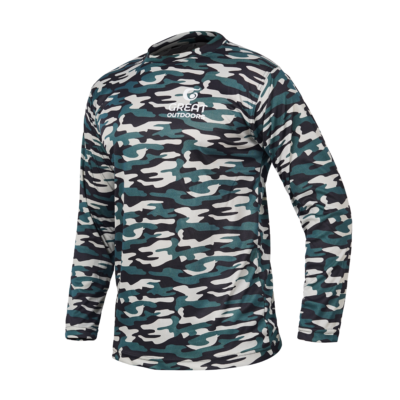 Military Camo Tshirt Full Sleeve