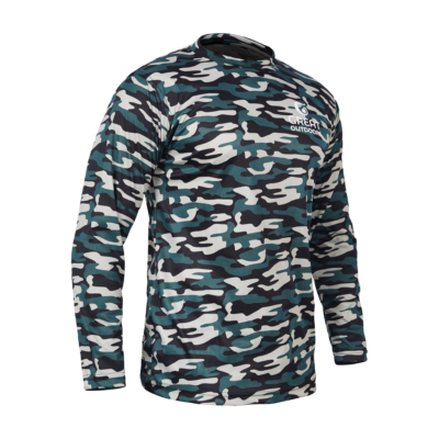 Military Camo Tshirt Full Sleeve