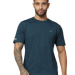 Men's Ultralight Athletic T Shirt - Pacific Blue - Light Soft Breathable Super Stretch Moisture Wicking Reccy